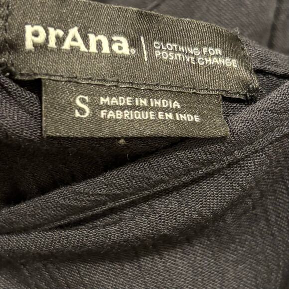 PRANA NWT Fernie Wide Leg Jumpsuit/Swim Cover, Size S,Black - Picture 8 of 11